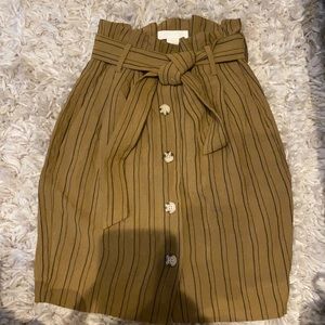 H&M striped skirt